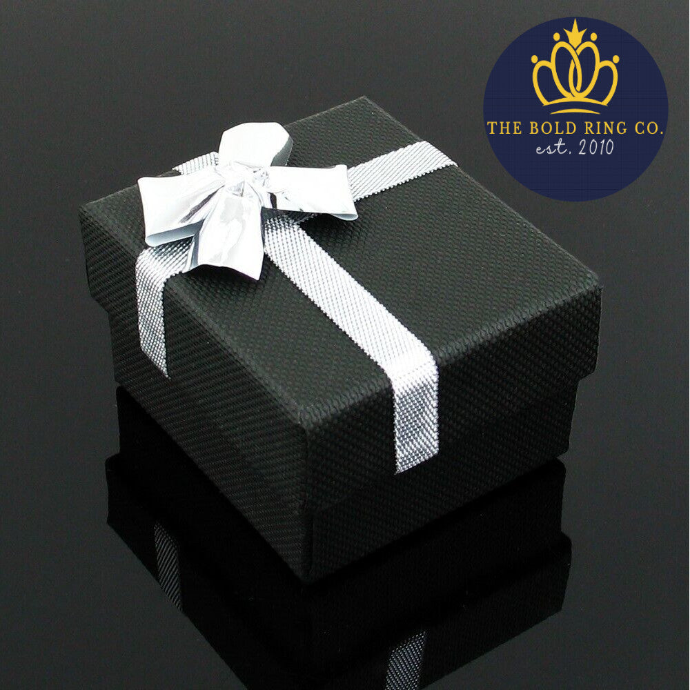 Silver and Blue Tungsten Ring, Gift for Nurses, Doctors, Paramedics