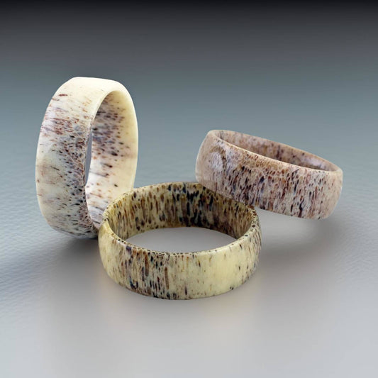 real deer antler ring