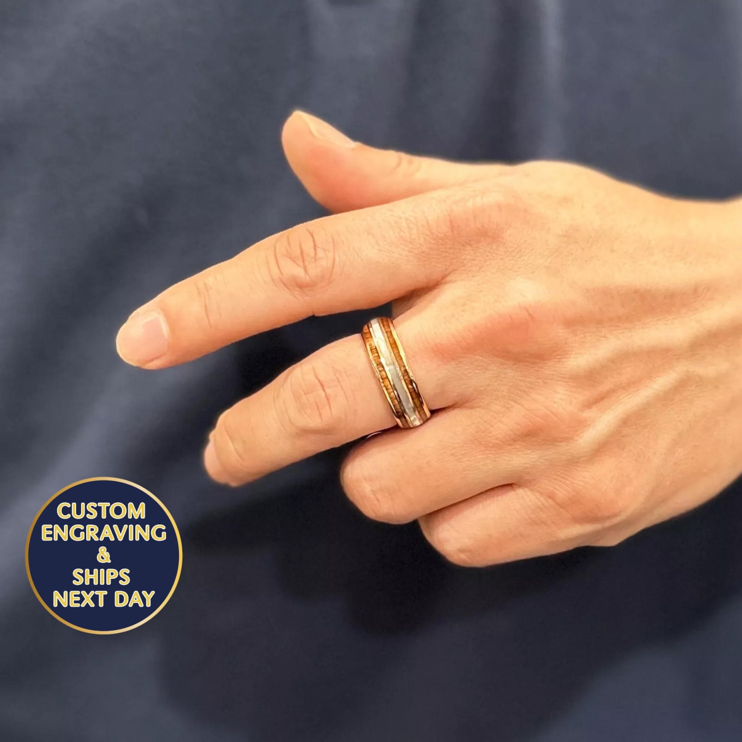 Mother of Pearl Ring