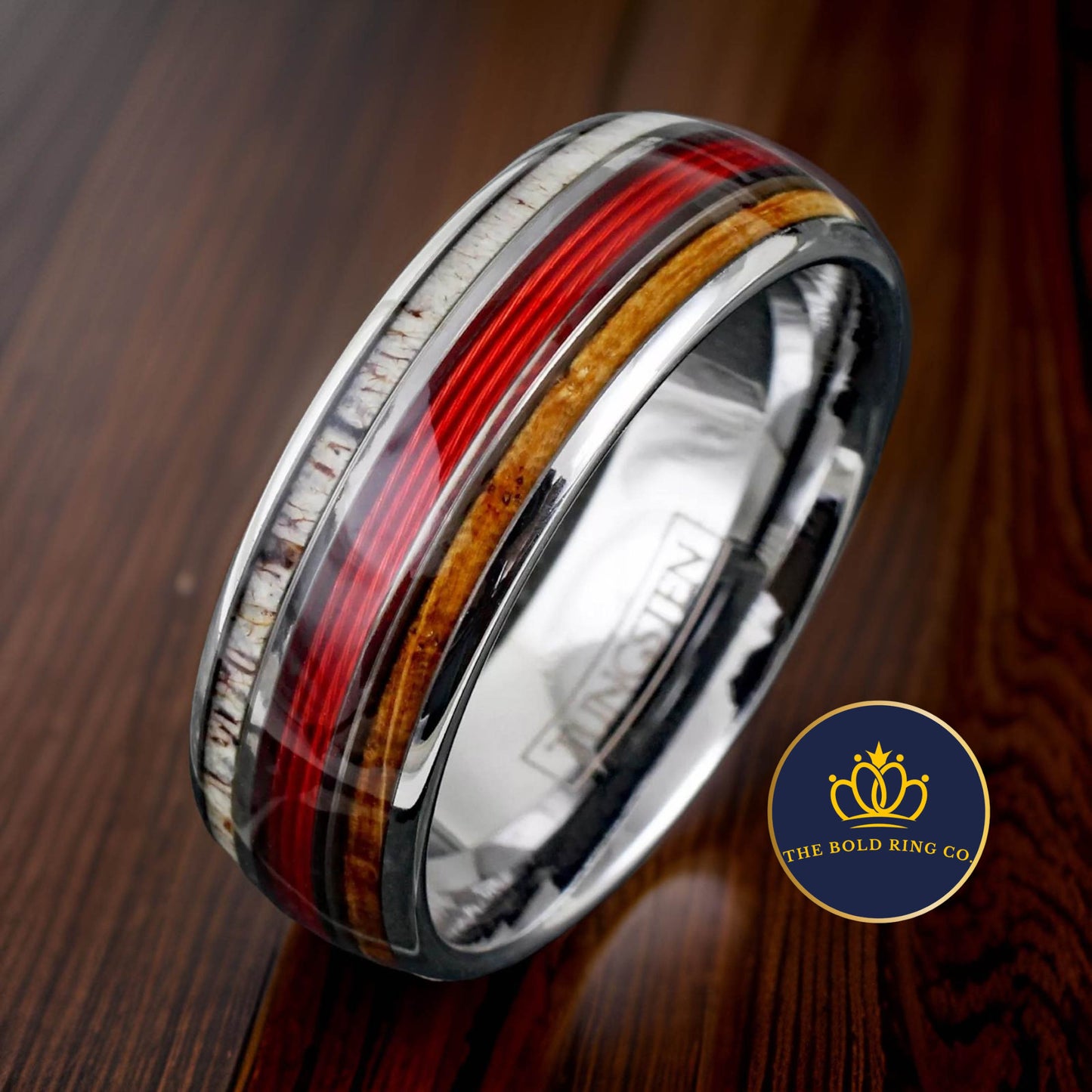 red fishing line ring for fisherman