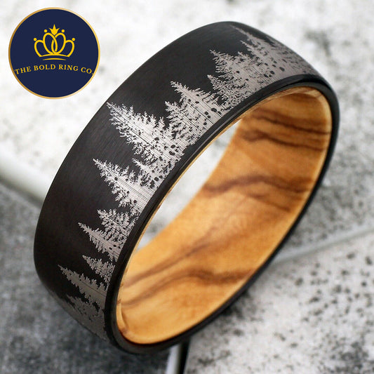 Whiskey White Oak Wood Ring