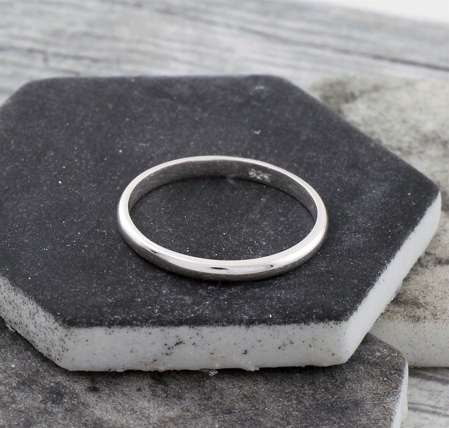 Stackable 925 Sterling Silver Ring