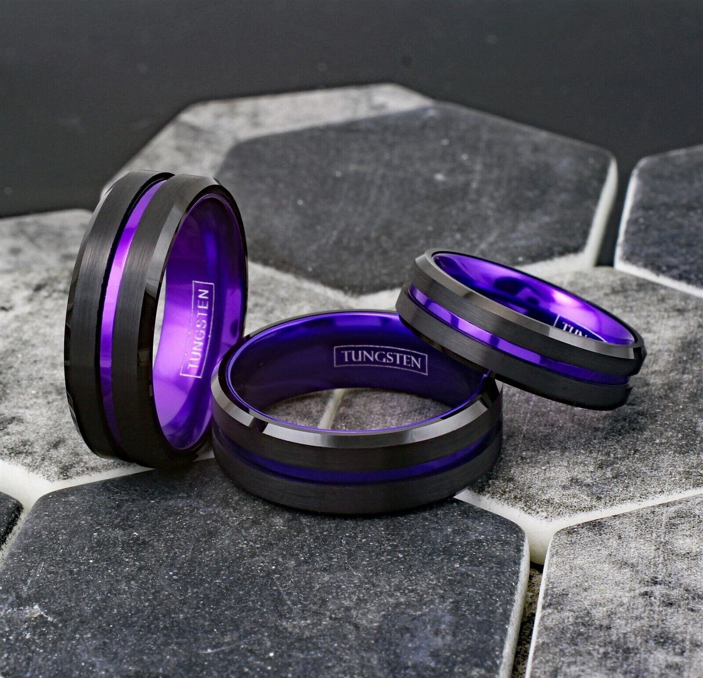 Thin Purple Line Ring, Survivor Appreciation Gift