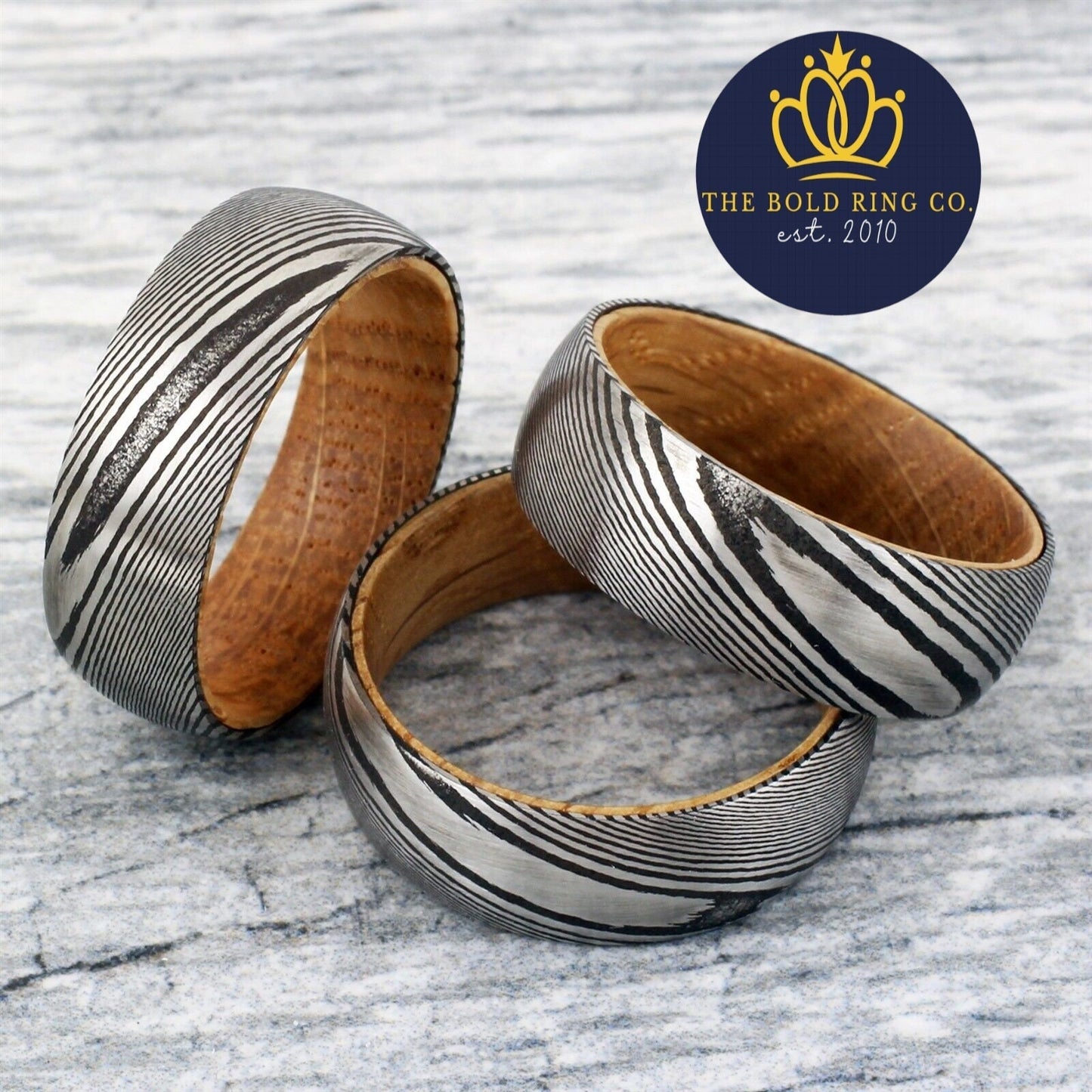 damascus steel rings