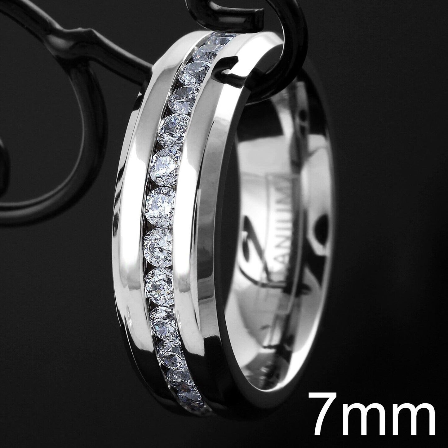 Channel set diamonds