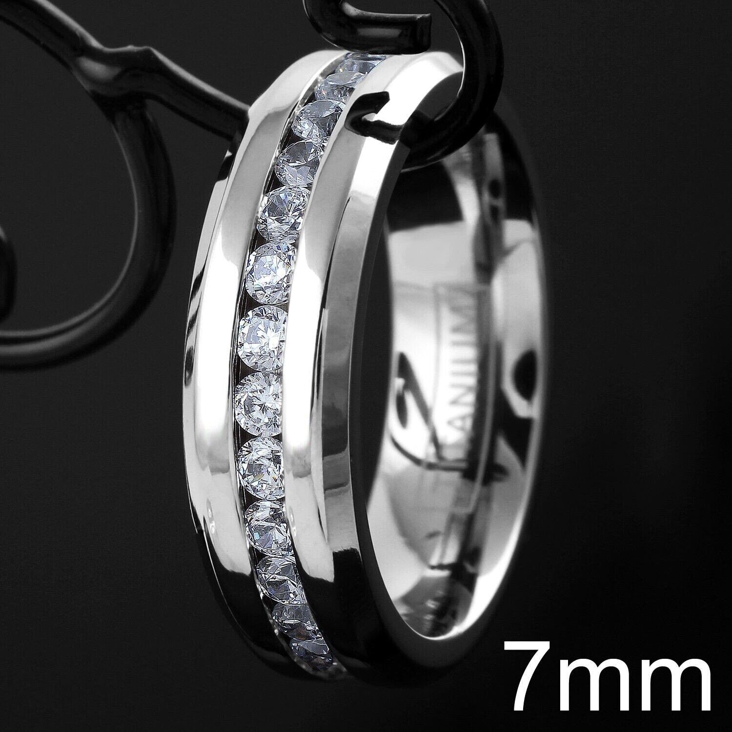 Channel set diamonds