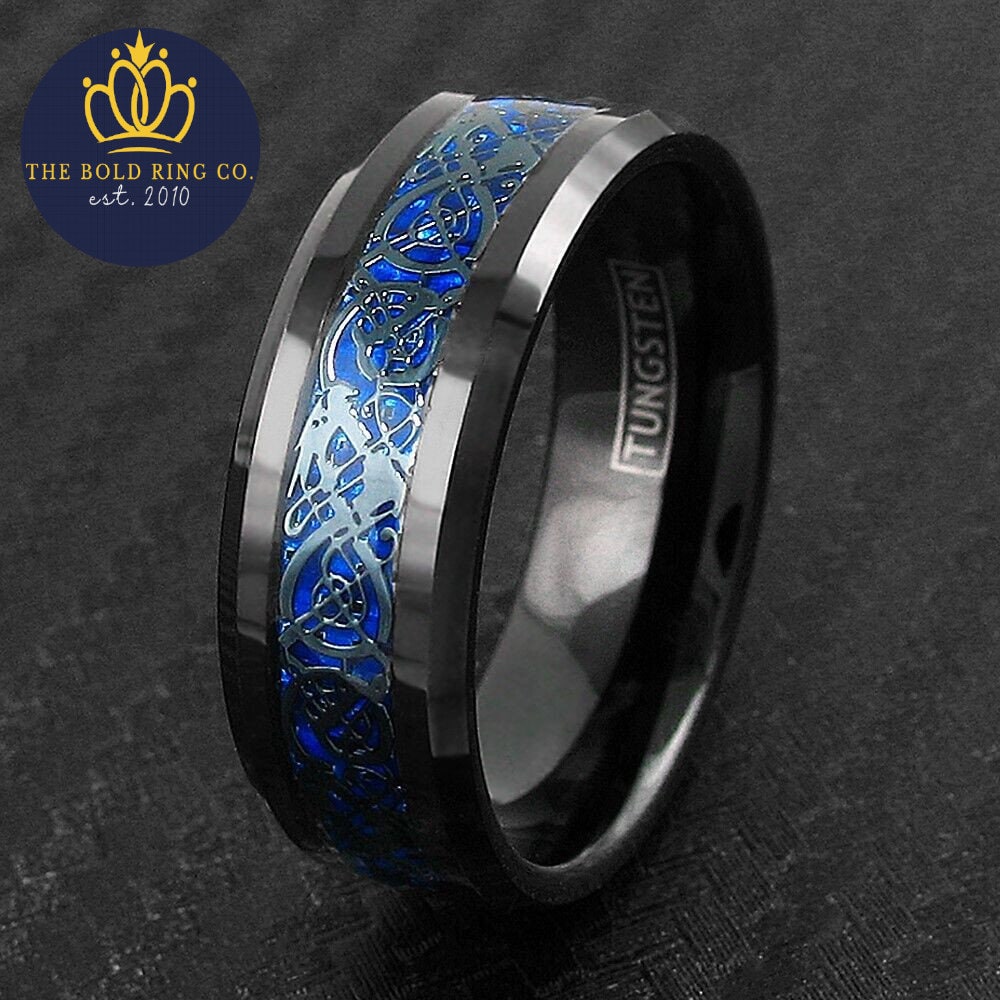celtic dragon ring