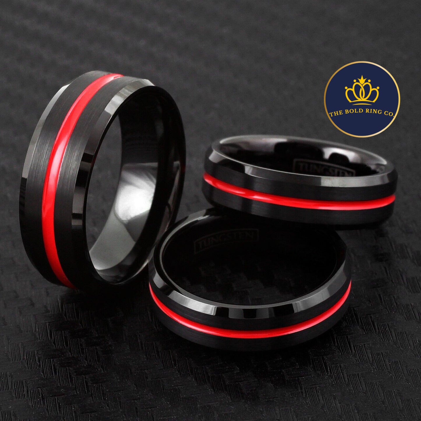 black wedding band