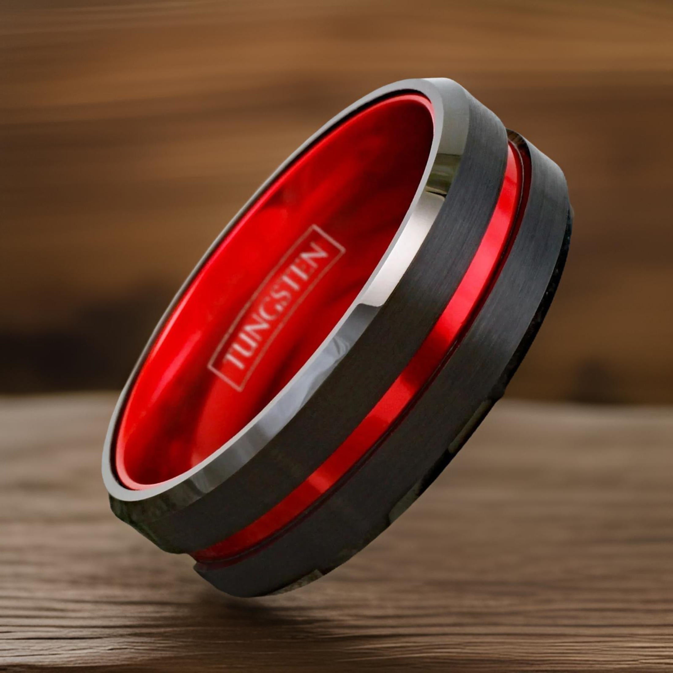 Firefighter Ring Gift, Thin Red Line Ring – The Bold Ring Company